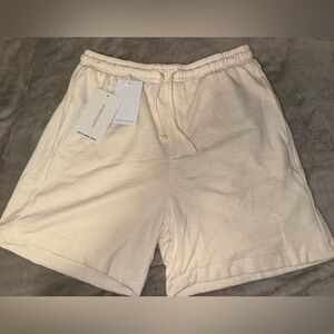 Denim & Flower Textured/Linen Shorts